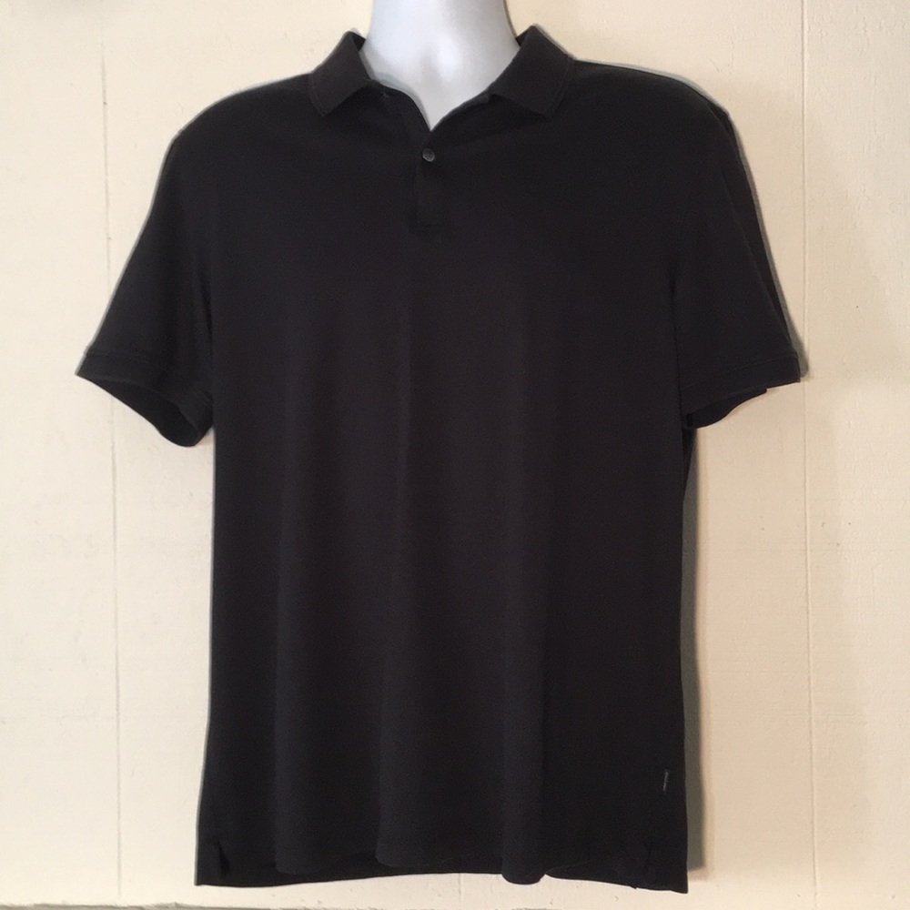 CALVIN KLEIN POLO SHIRT LARGE BLACK